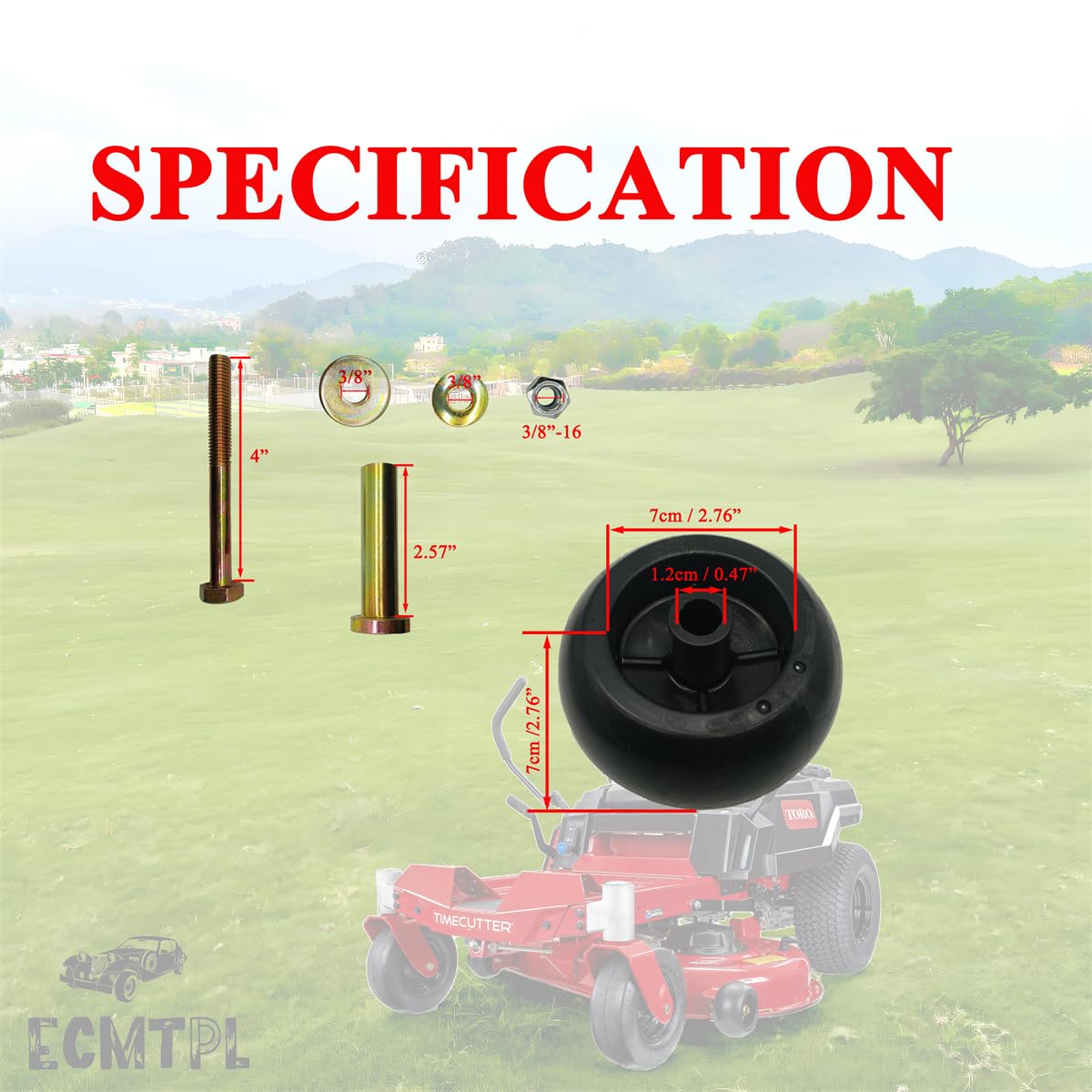 Amazon.com : 4 Pack Lawn Mower 103-4051 1-603299 Anti Scalp Deck